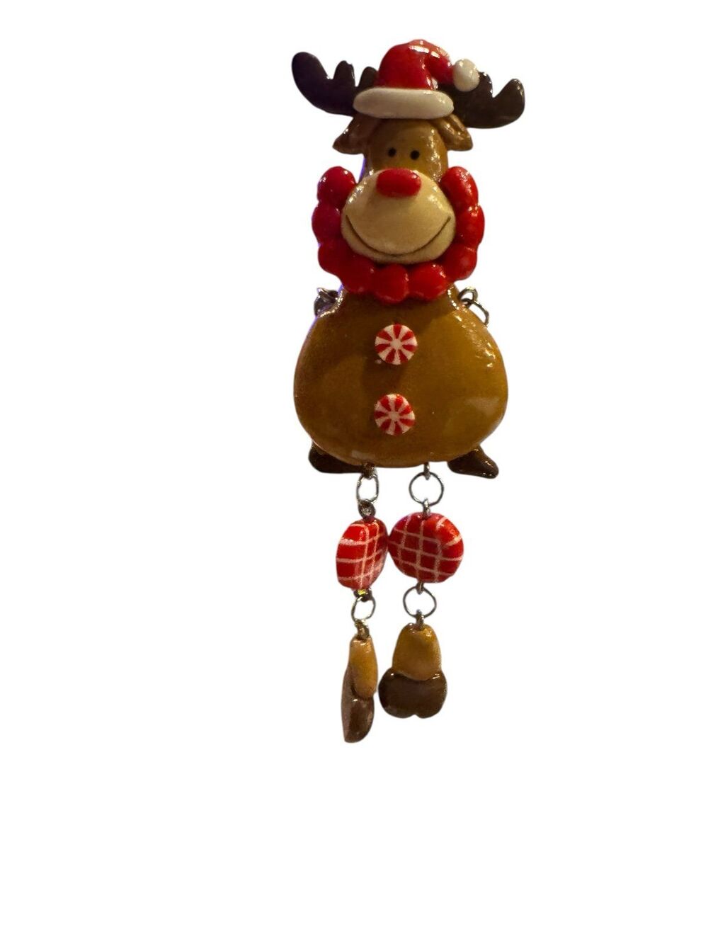 Macy’s holiday lane dangling Moose Christmas ornament